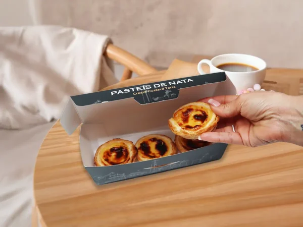 CAIXA P/ PASTÉIS DE NATA