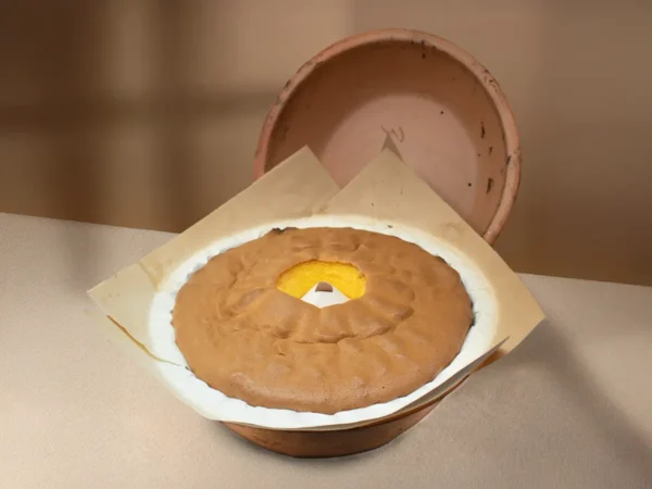 FORMA DE BARRO P/ PÃO DE LÓ